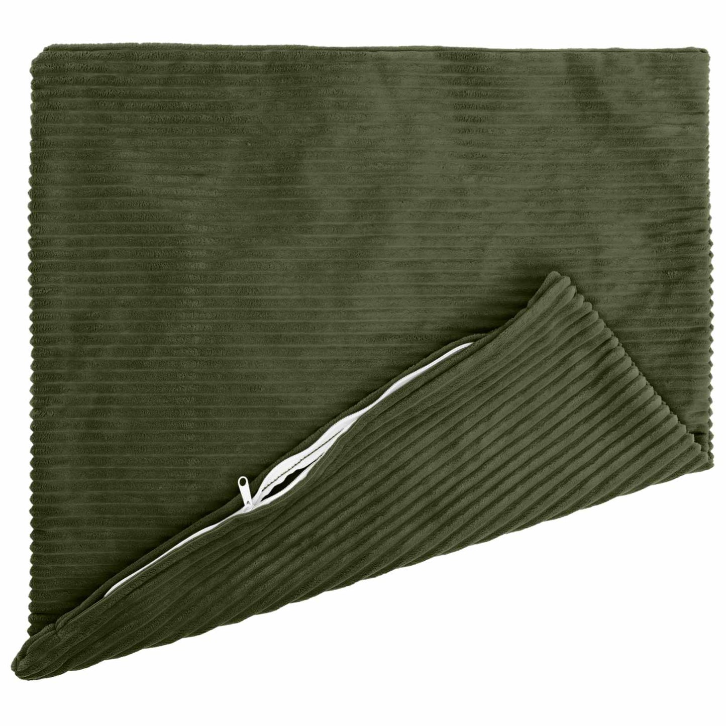 vidaXL Cushion Cover 6 pcs HEERLEN Green 65 x 65 cm Corduroy 3