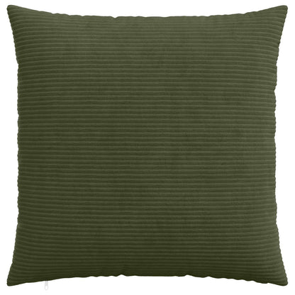 vidaXL Cushion Cover 6 pcs HEERLEN Green 65 x 65 cm Corduroy 2