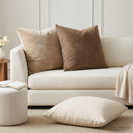 Cushion Cover HEERLEN Chenille Fabric
