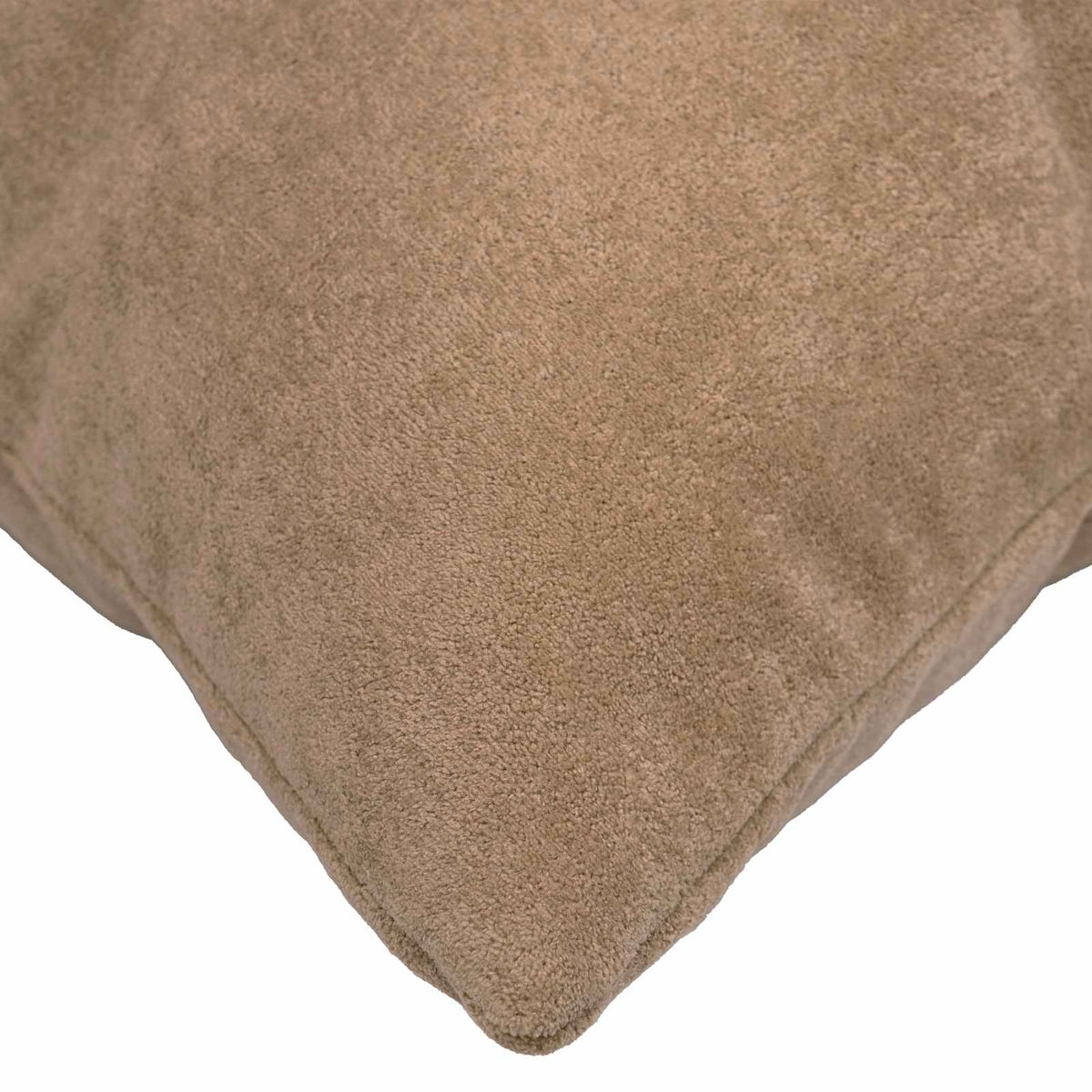 Cushion HEERLEN Taupe Microfiber Fleece