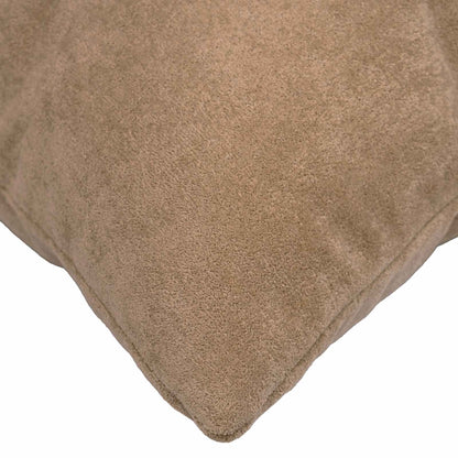 Cushion HEERLEN Taupe Microfiber Fleece
