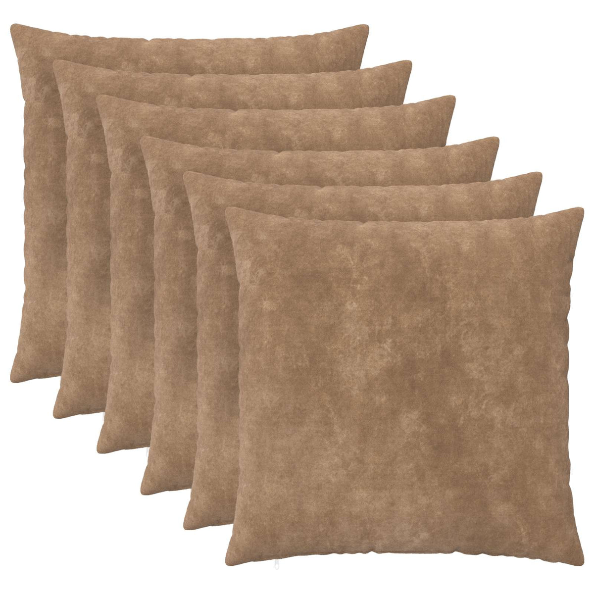 Cushion Cover HEERLEN Taupe Microfiber Fleece