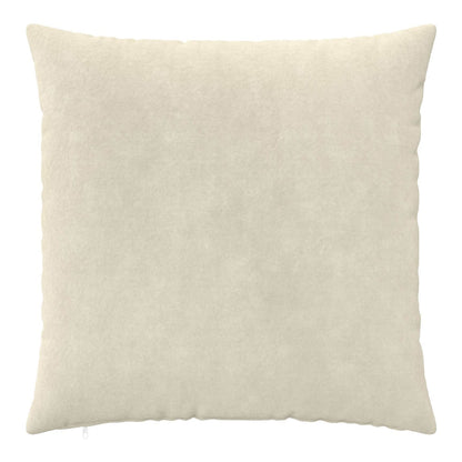 Cushion Cover 6 pcs HEERLEN Cream Microfiber Fleece