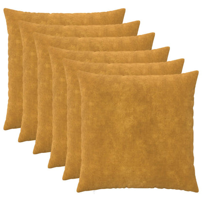 Cushion Cover HEERLEN Yellow Microfiber Fleece