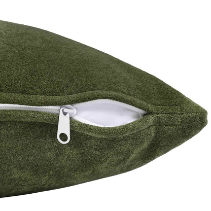 Cushion HEERLEN Green Microfiber Fleece