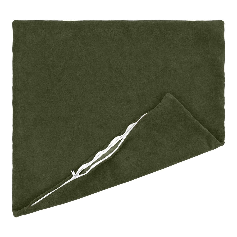 Cushion HEERLEN Green Microfiber Fleece