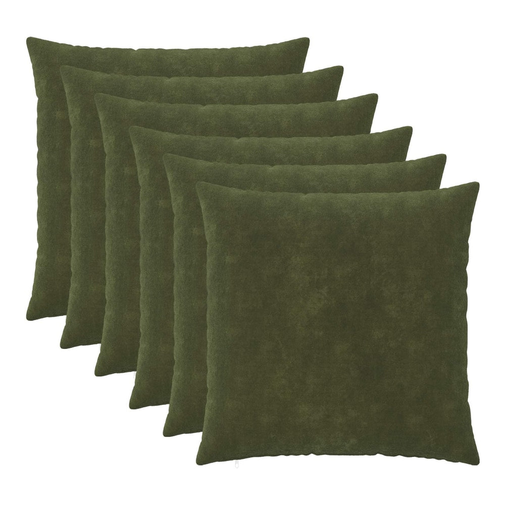 Cushion Cover HEERLEN Green Microfiber Fleece