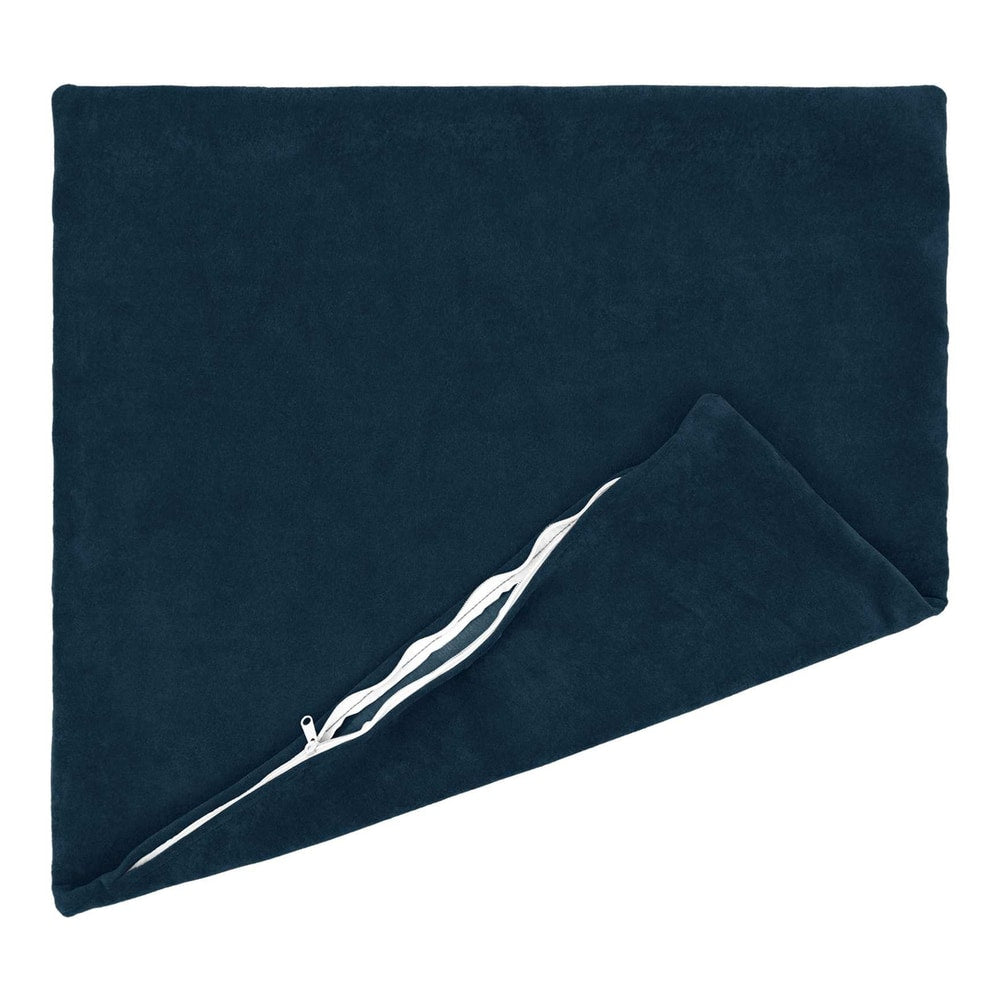 Cushion Cover HEERLEN Blue Microfiber Fleece