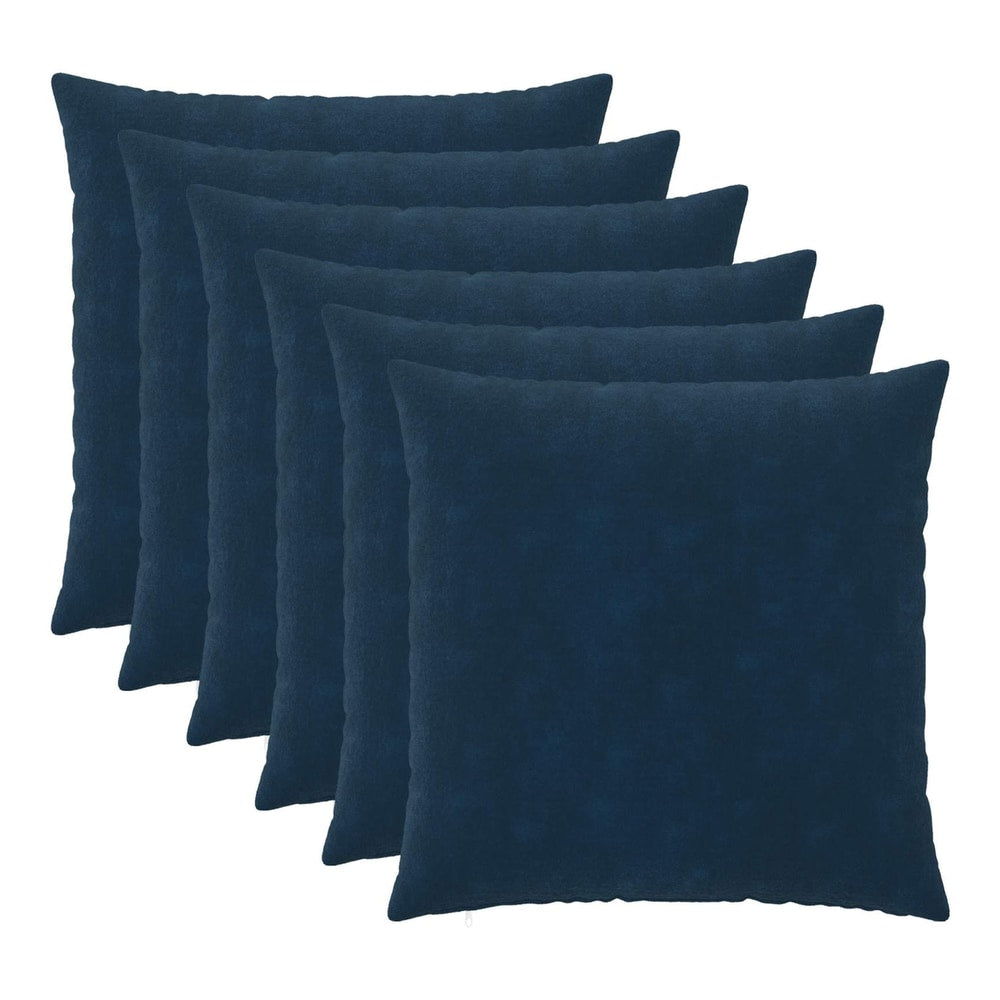 Cushion Cover HEERLEN Blue Microfiber Fleece