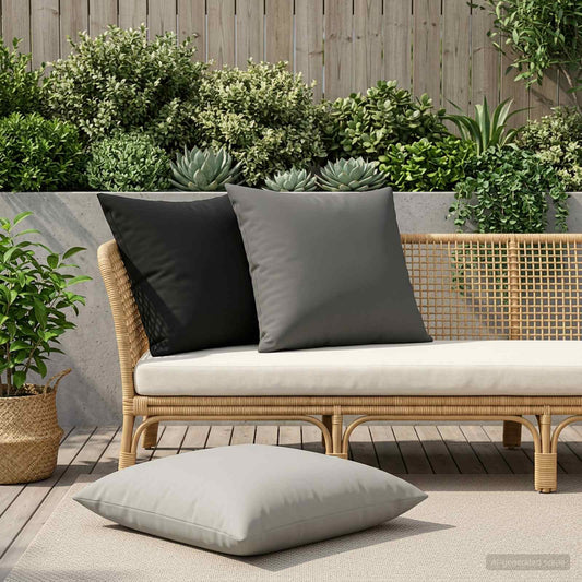 Cushion with Pillow HEERLEN 2 pcs Polyester