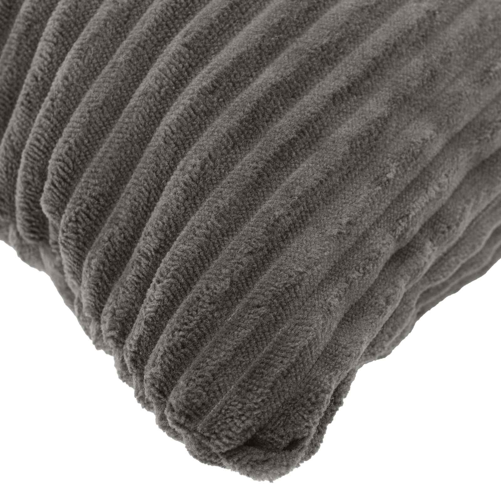 vidaXL Cushion Cover 6 pcs HEERLEN Dark Grey 70 x 70 cm Corduroy 4