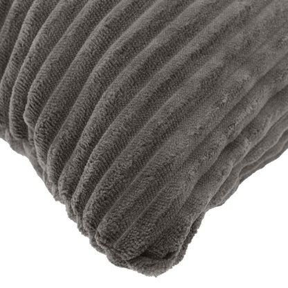 vidaXL Cushion Cover 6 pcs HEERLEN Dark Grey 70 x 70 cm Corduroy 4