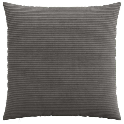 vidaXL Cushion Cover 6 pcs HEERLEN Dark Grey 70 x 70 cm Corduroy 2