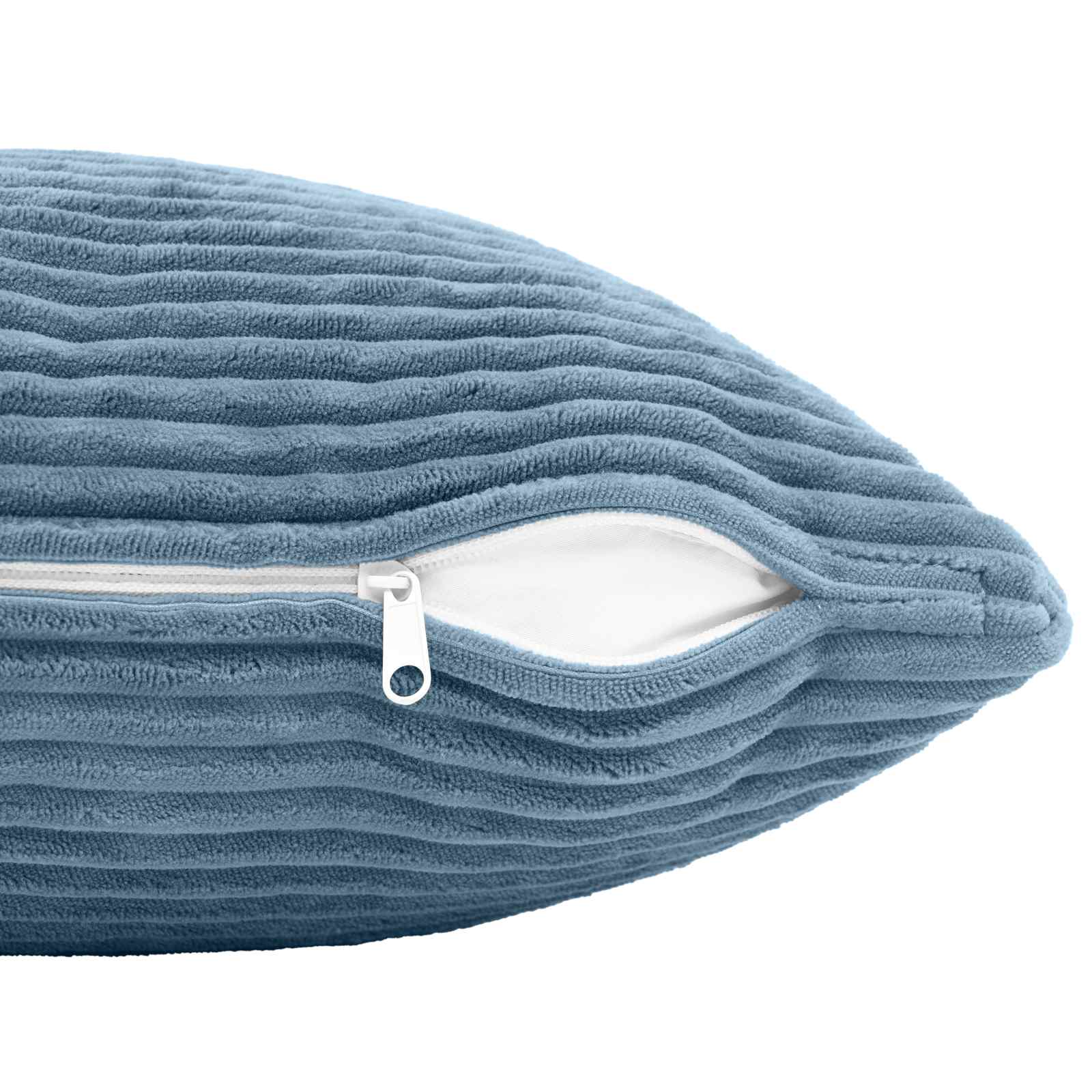 vidaXL Cushion Cover 6 pcs HEERLEN Blue 70 x 70 cm Corduroy 5