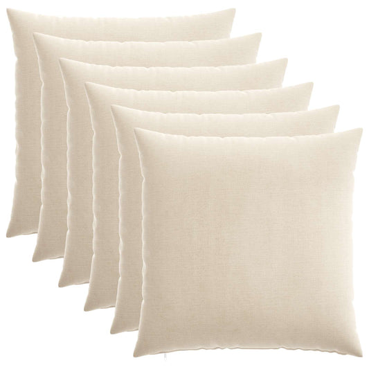 Cushion Cover HEERLEN Cream Chenille Fabric