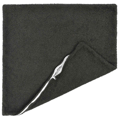 vidaXL Cushion Cover 6 pcs HEERLEN Dark Grey 80 x 80 cm Bouclé 4
