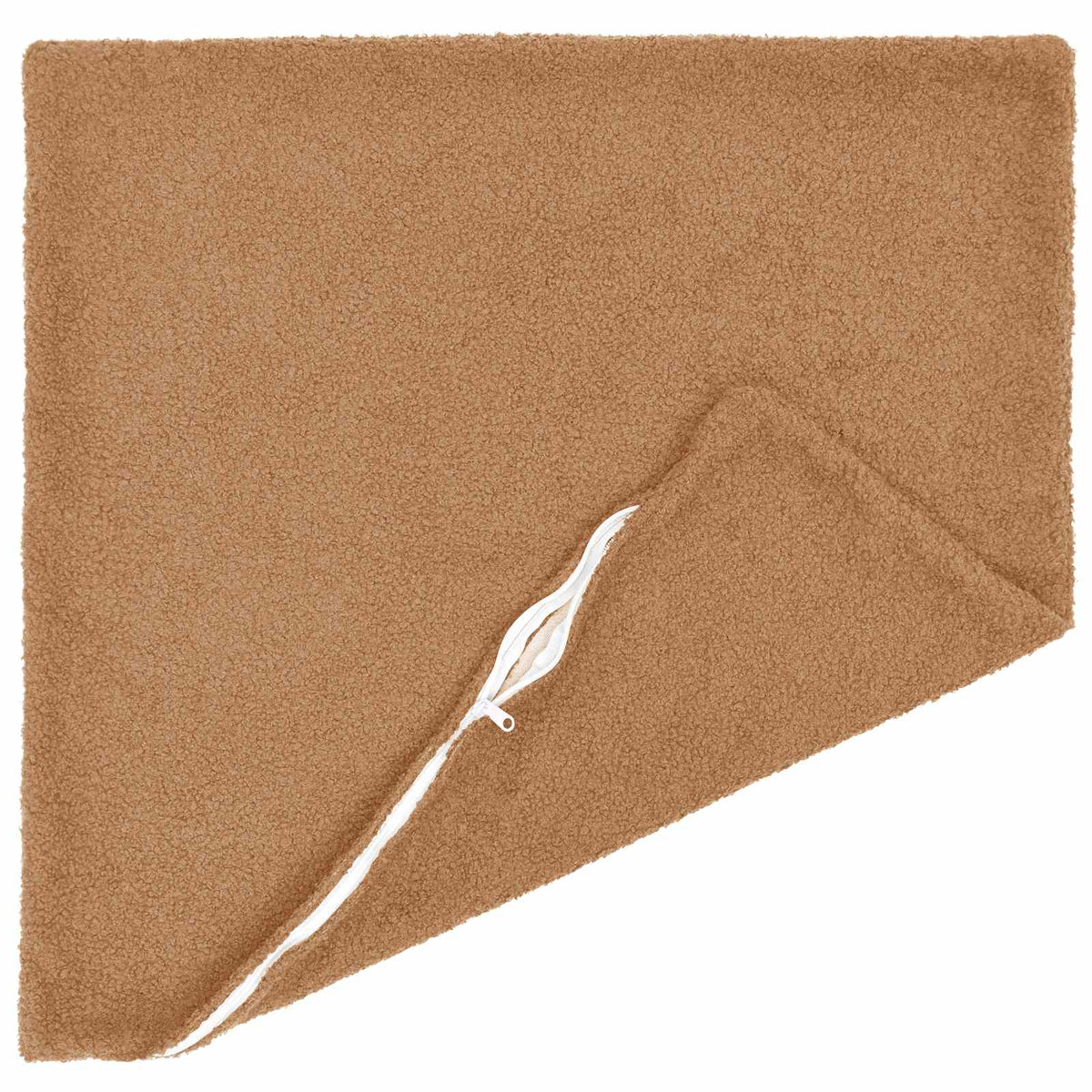 vidaXL Cushion Cover 6 pcs HEERLEN Beige 80 x 80 cm Bouclé 4