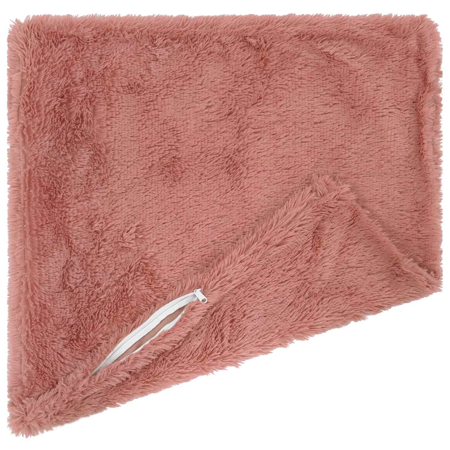 vidaXL Cushion Cover 6 pcs HEERLEN Pink 80 x 80 cm PV Fleece 4