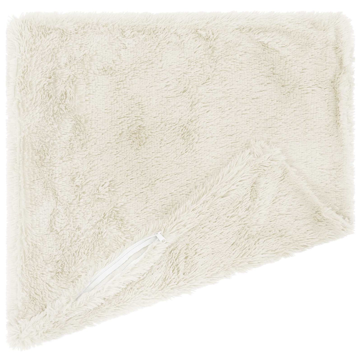 vidaXL Cushion Cover 6 pcs HEERLEN White 80 x 80 cm PV Fleece 4
