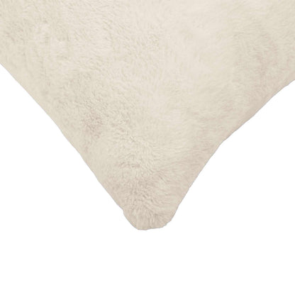 vidaXL Cushion Cover 6 pcs HEERLEN White 80 x 80 cm Faux Rabbit Fur 5