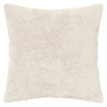vidaXL Cushion Cover 6 pcs HEERLEN White 80 x 80 cm Faux Rabbit Fur 3