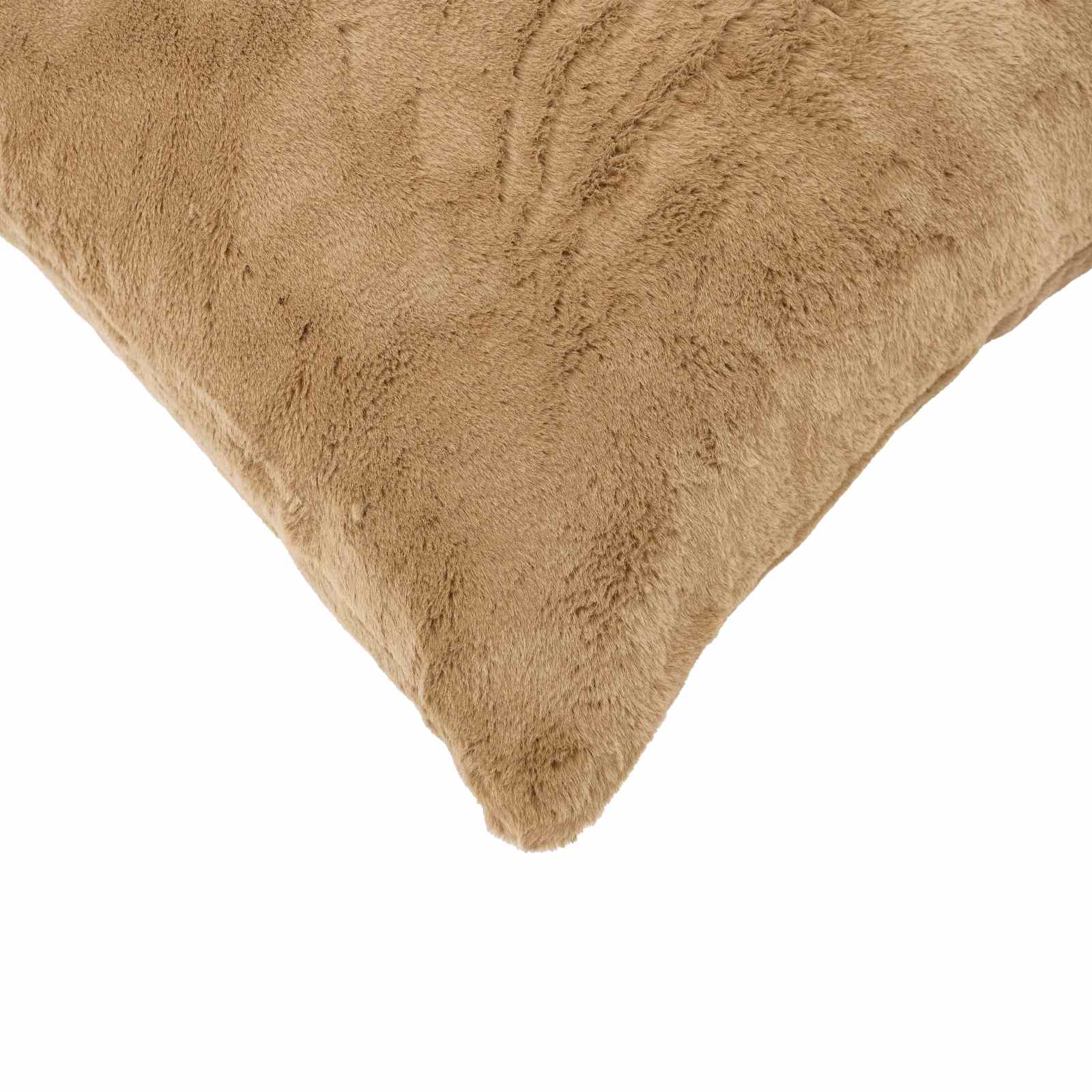 vidaXL Cushion Cover 6 pcs HEERLEN Taupe 80 x 80 cm Faux Rabbit Fur 5