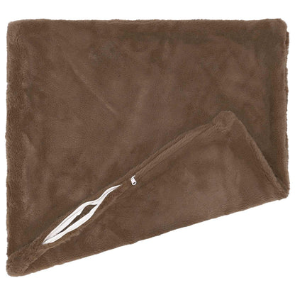 vidaXL Cushion Cover 6 pcs HEERLEN Light Brown 80 x 80 cm 4
