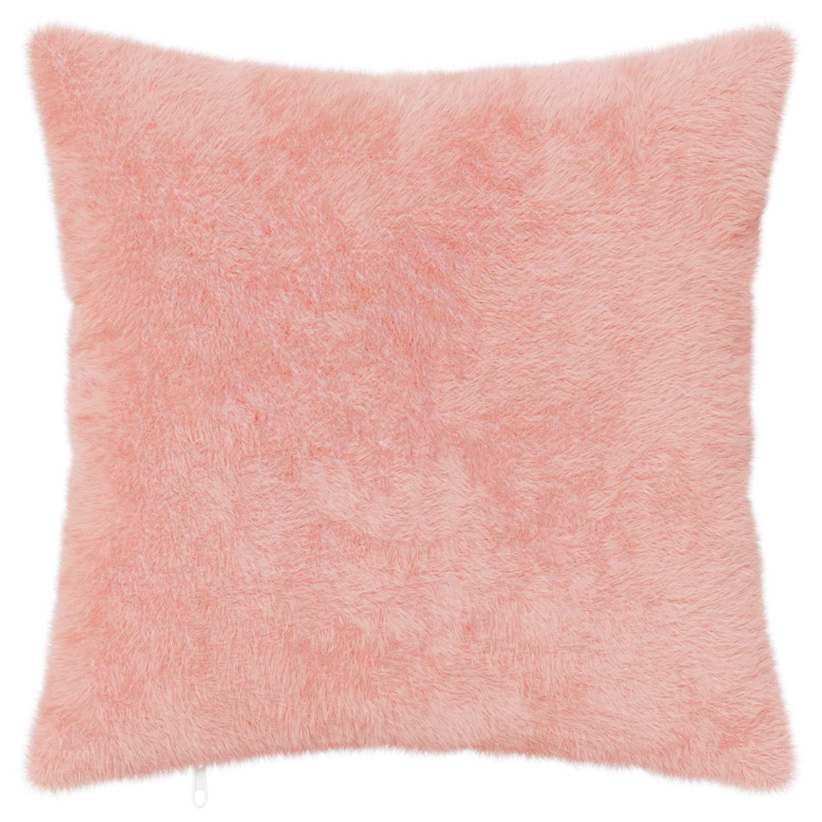 vidaXL Cushion Cover 6 pcs HEERLEN Pink 80 x 80 cm Faux Rabbit Fur 3