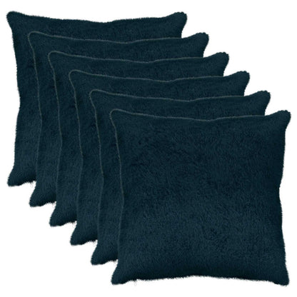 vidaXL Cushion Cover 6 pcs HEERLEN Navy Blue 80 x 80 cm 2