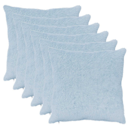 vidaXL Cushion Cover 6 pcs HEERLEN Light Blue 80 x 80 cm 2