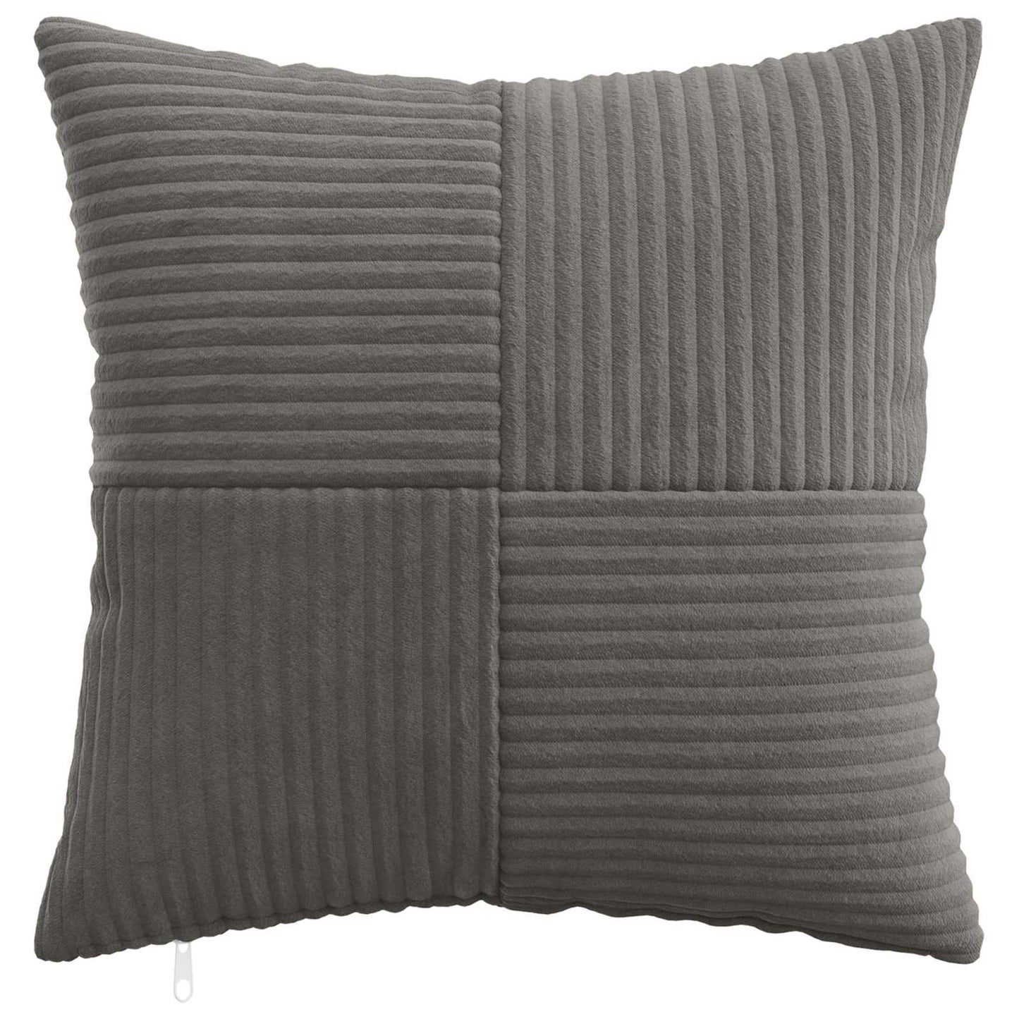 vidaXL Cushion Cover 12 pcs ALMELO Dark Grey 45 x 45 cm Corduroy 2