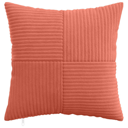 vidaXL Cushion Cover 12 pcs ALMELO Red Orange 45 x 45 cm Corduroy 2