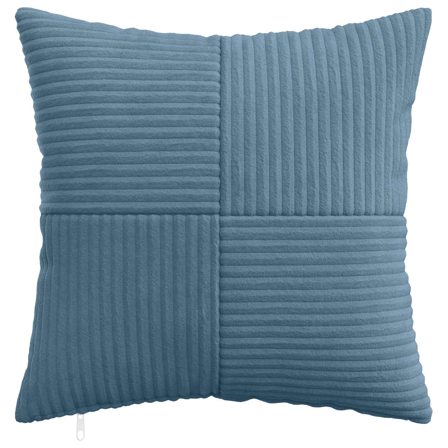 vidaXL Cushion Cover 12 pcs ALMELO Blue 45 x 45 cm Corduroy 2
