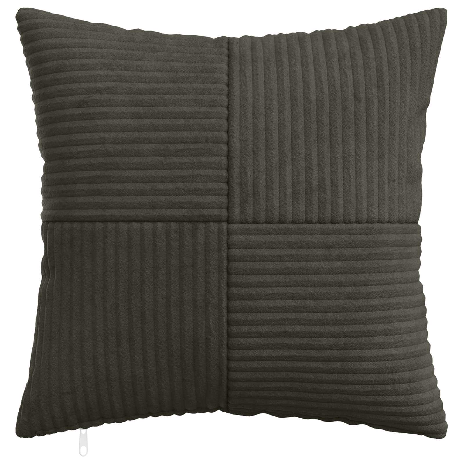 vidaXL Cushion Cover 12 pcs ALMELO Anthracite 45 x 45 cm Corduroy 2