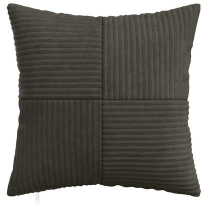vidaXL Cushion Cover 12 pcs ALMELO Anthracite 45 x 45 cm Corduroy 2