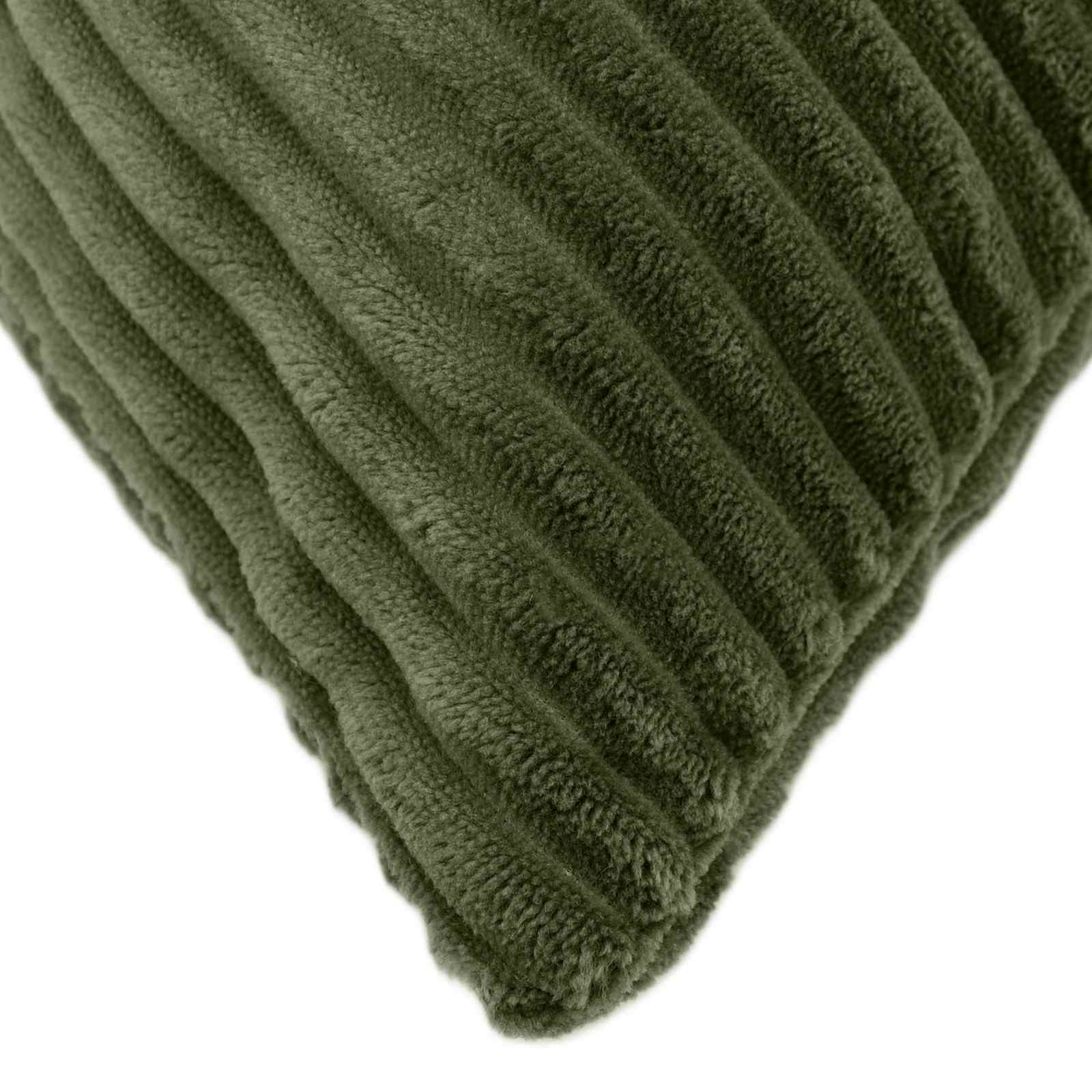 vidaXL Cushion Cover 12 pcs ALMELO Green 45 x 45 cm Corduroy 4