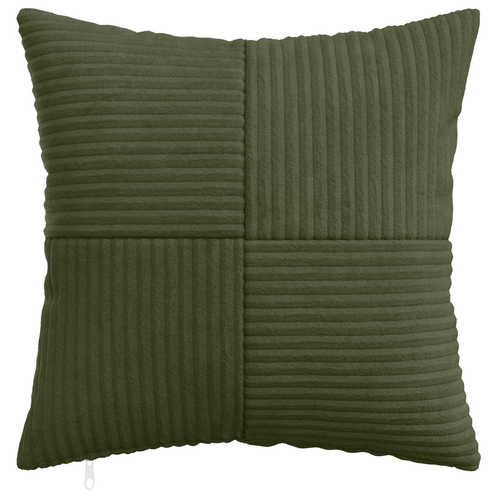 vidaXL Cushion Cover 12 pcs ALMELO Green 45 x 45 cm Corduroy 2