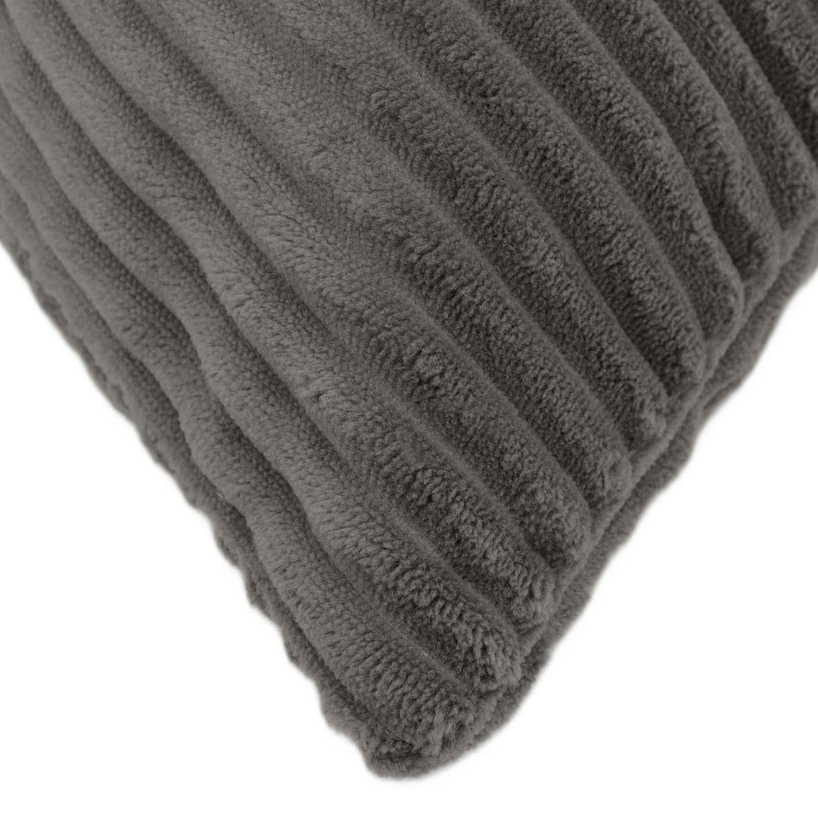 vidaXL Cushion Cover 12 pcs ALMELO Dark Grey 50 x 50 cm Corduroy 4