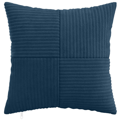 vidaXL Cushion Cover 12 pcs ALMELO Navy Blue 50 x 50 cm Corduroy 2