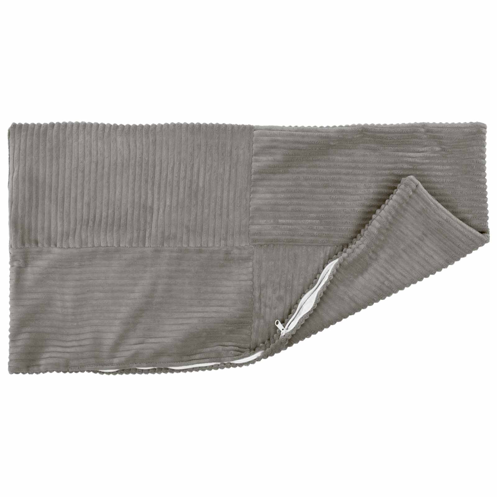 vidaXL Cushion Cover 6 pcs ALMELO Light Grey 50 x 80 cm Corduroy 3