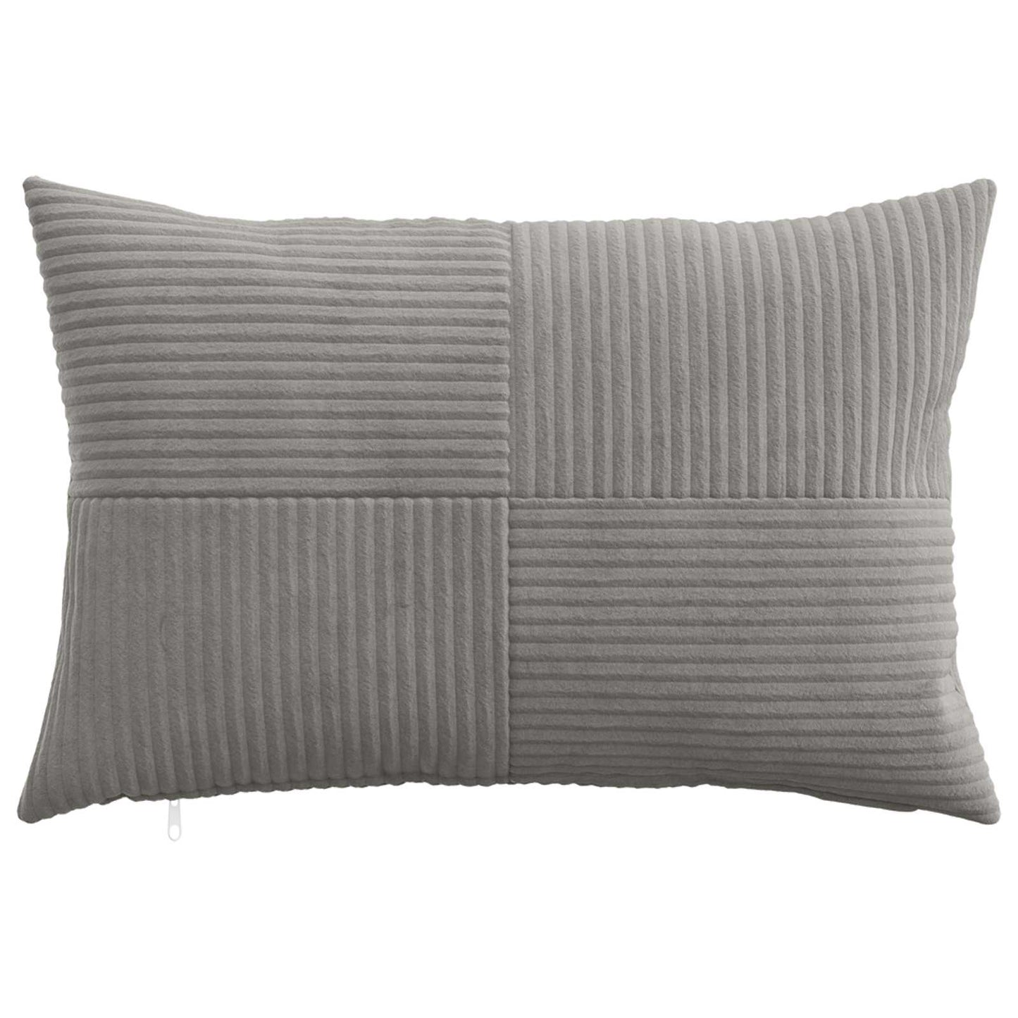 vidaXL Cushion Cover 6 pcs ALMELO Light Grey 50 x 80 cm Corduroy 2