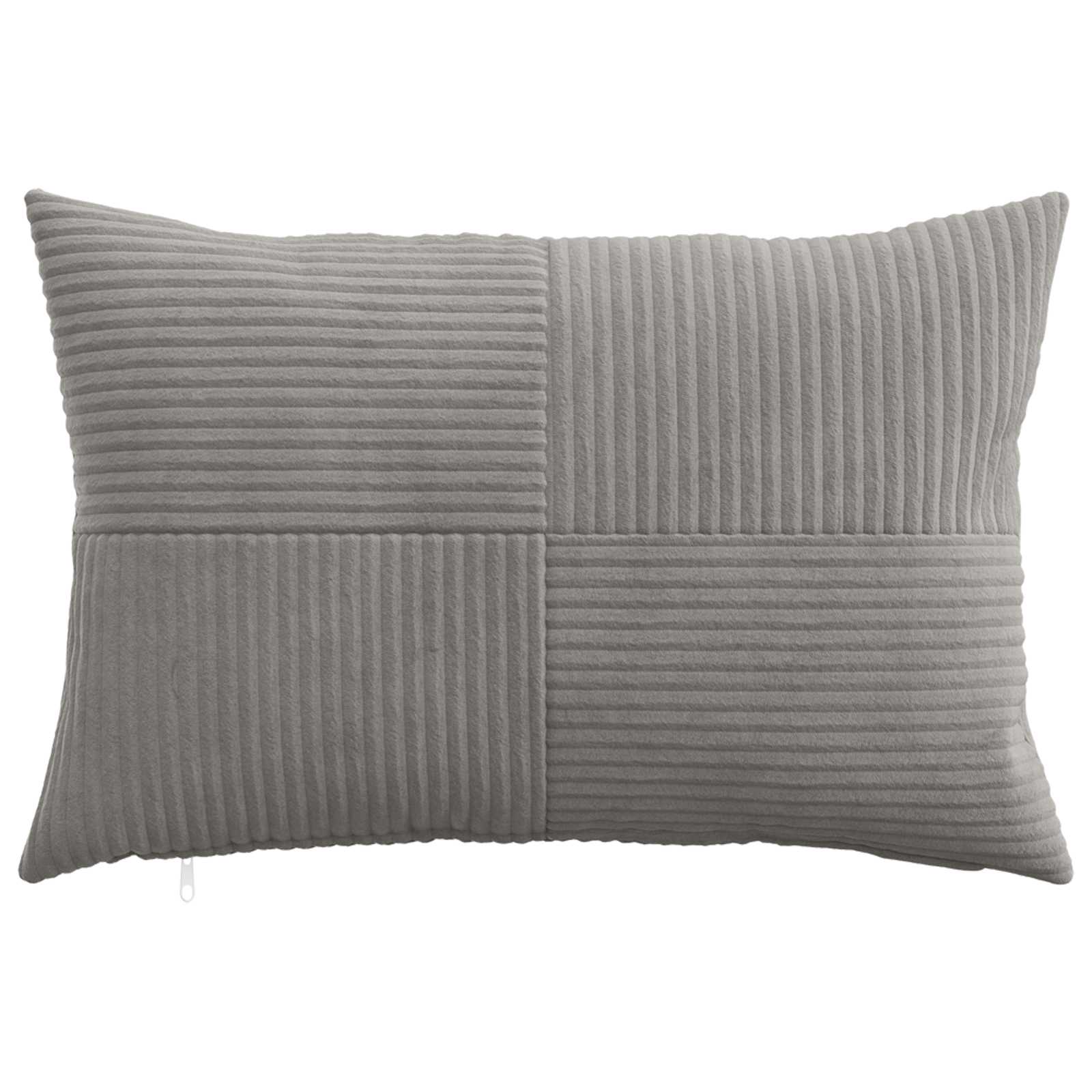 vidaXL Cushion Cover 6 pcs ALMELO Light Grey 50 x 80 cm Corduroy 2