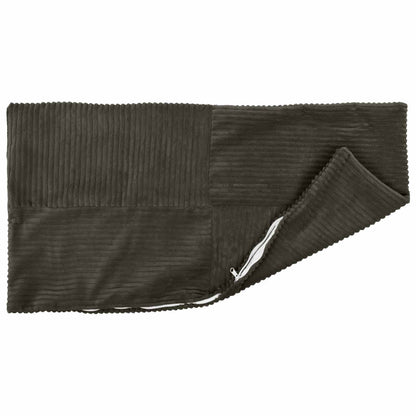 vidaXL Cushion Cover 6 pcs ALMELO Anthracite 50 x 80 cm Corduroy 3