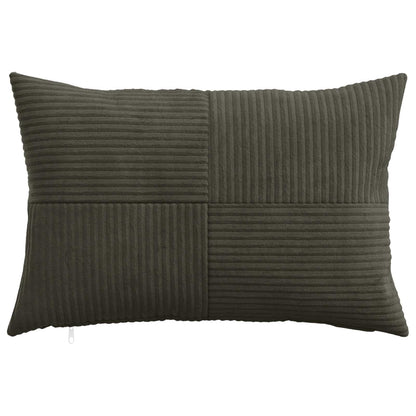 vidaXL Cushion Cover 6 pcs ALMELO Anthracite 50 x 80 cm Corduroy 2