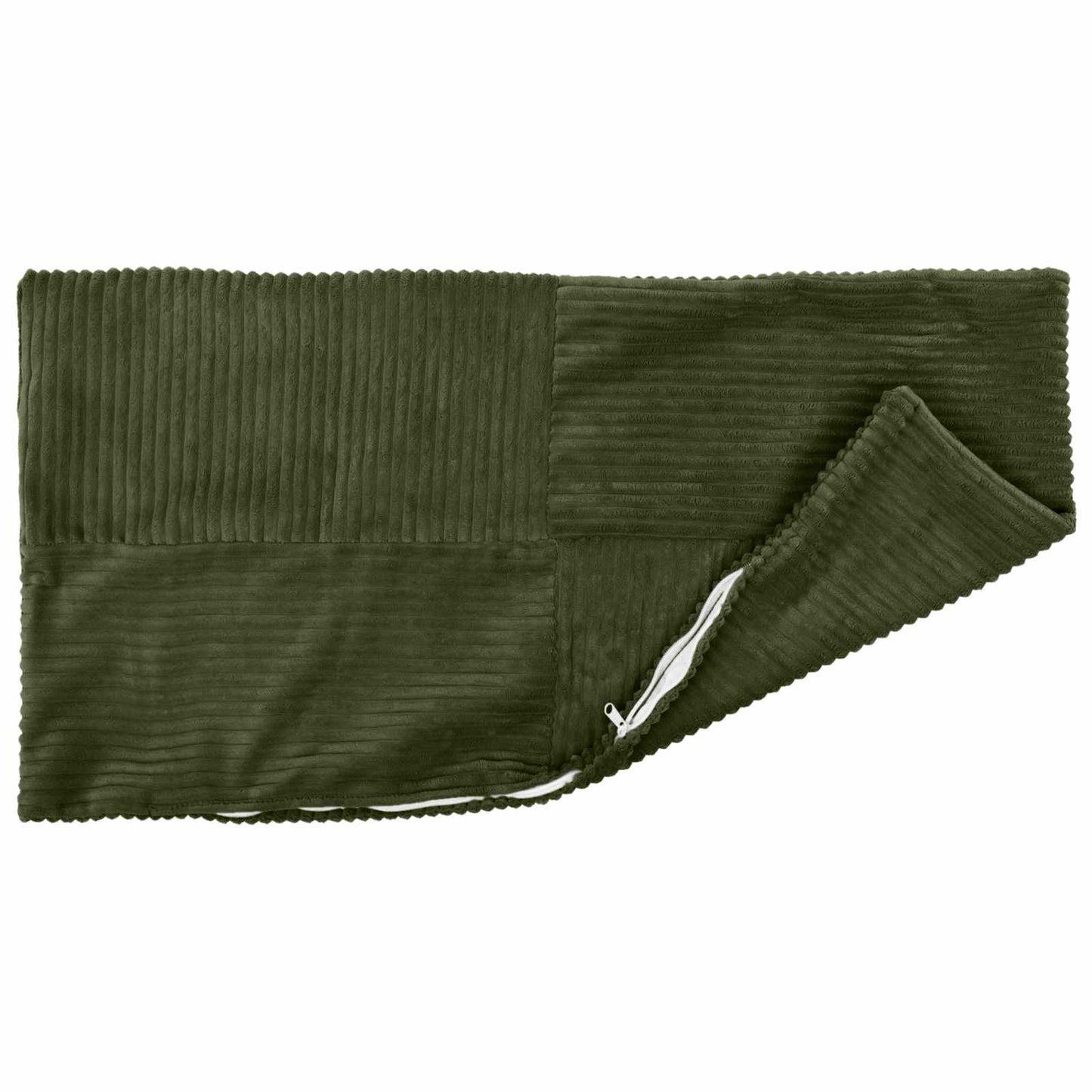 vidaXL Cushion Cover 6 pcs ALMELO Green 50 x 80 cm Corduroy 3