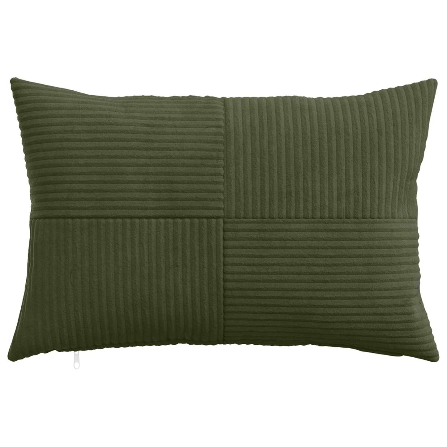 vidaXL Cushion Cover 6 pcs ALMELO Green 50 x 80 cm Corduroy 2
