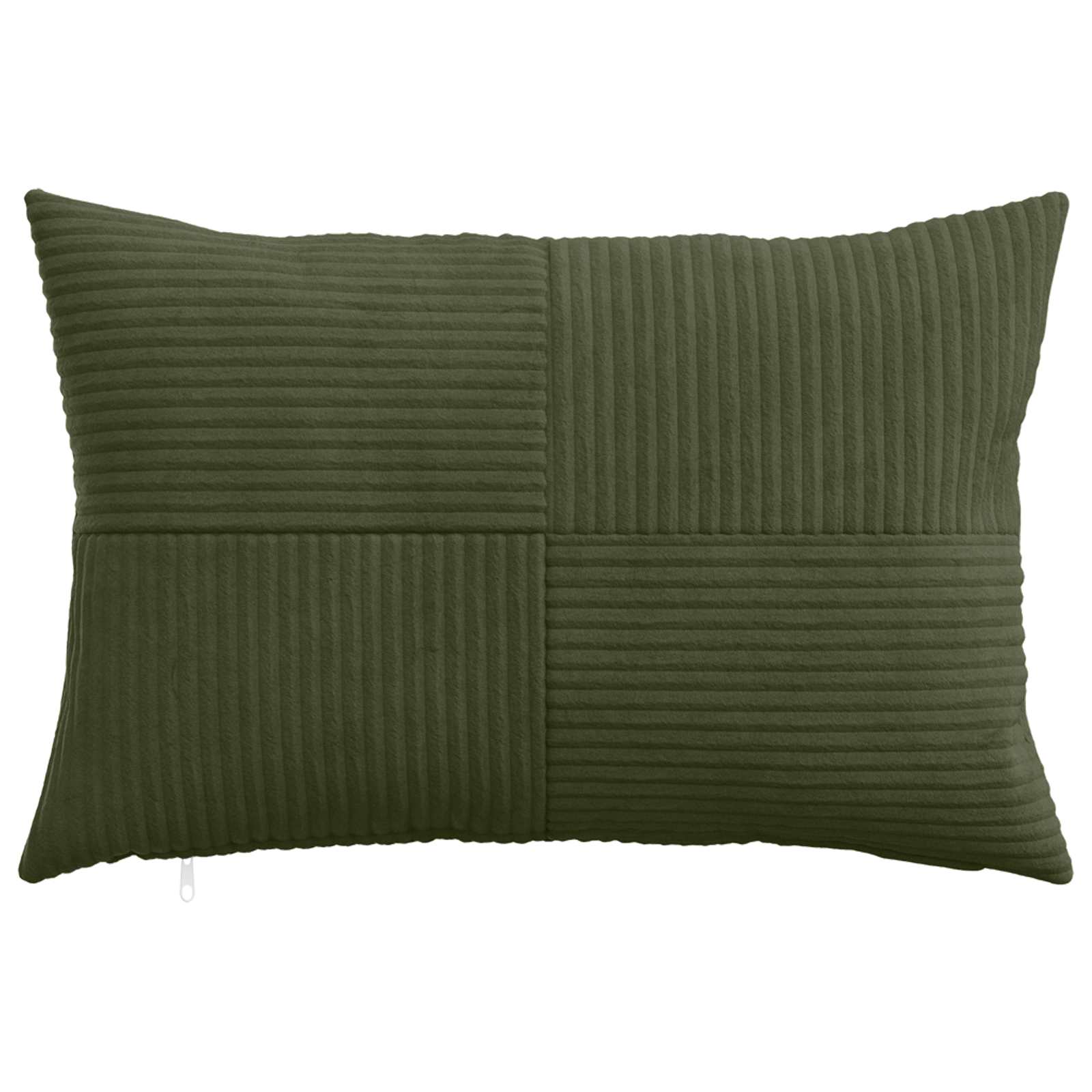 vidaXL Cushion Cover 6 pcs ALMELO Green 50 x 80 cm Corduroy 2