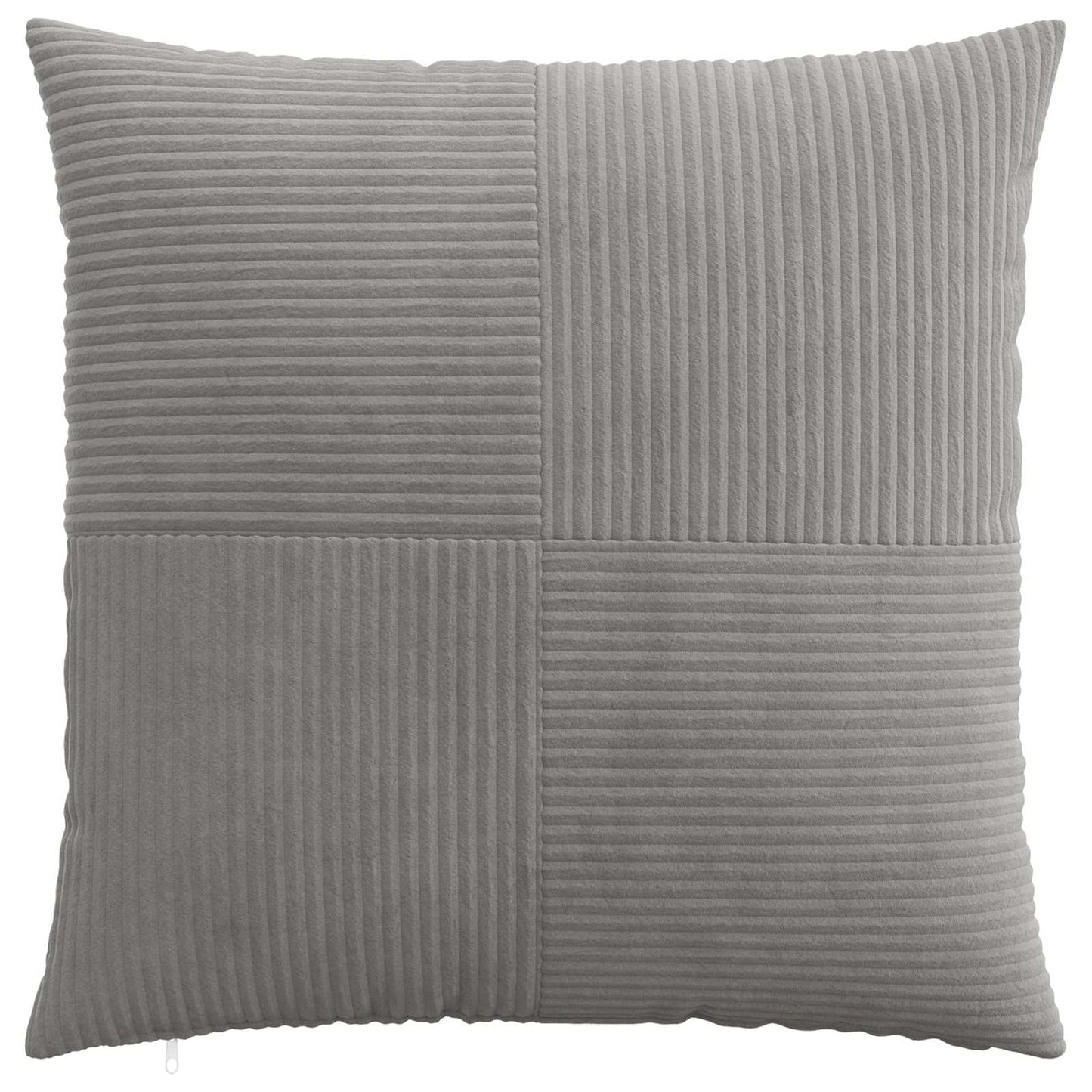 vidaXL Cushion Cover 6 pcs ALMELO Light Grey 65 x 65 cm Corduroy 2