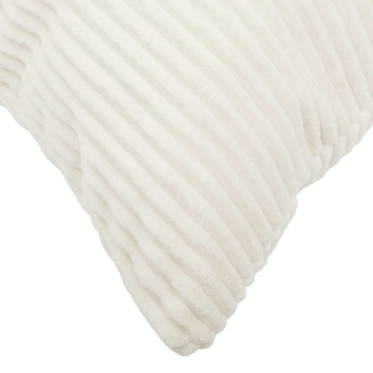 vidaXL Cushion Cover 6 pcs ALMELO Cream 65 x 65 cm Corduroy 4