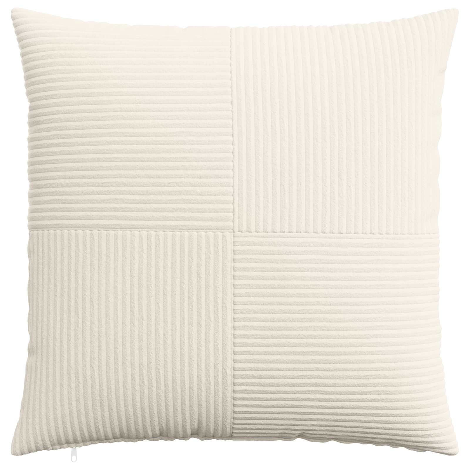 vidaXL Cushion Cover 6 pcs ALMELO Cream 65 x 65 cm Corduroy 2